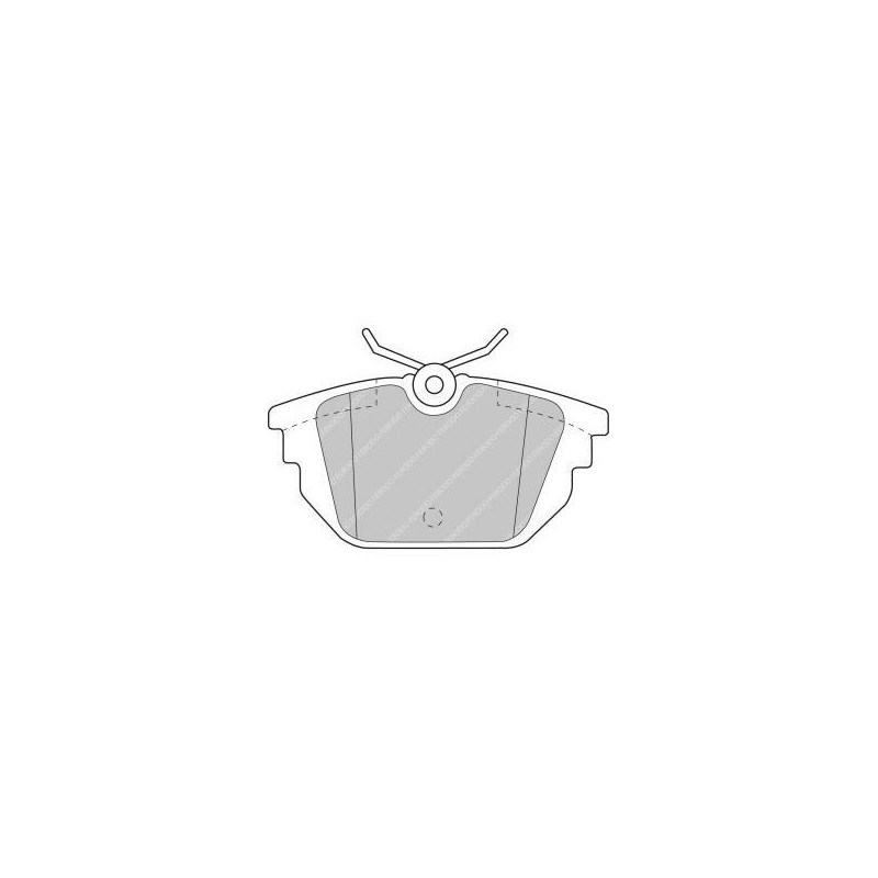 Ferodo DS2500 remblokken achter voor ALFA ROMEO 145 1.3 i 09.94 - 09.96 LUCAS/TRW remklauw - F-CP1113H - FCP1113H - 3661768323489