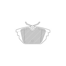 Ferodo DS2500 remblokken achter voor ALFA ROMEO 145 1.3 i 09.94 - 09.96 LUCAS/TRW remklauw - F-CP1113H - FCP1113H - 3661768323489