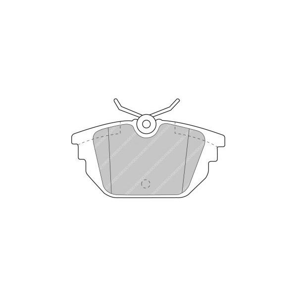 Ferodo DS2500 Rear Brake Pads Fiat Bravo / Marea Lancia Delta - F-CP1113H - FCP1113H - 3661768323489
