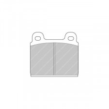 Plaquettes de frein Ferodo DS2500 avant pour ALFA ROMEO 1750 1.7 GT 01.68 - 05.72 étrier ATE