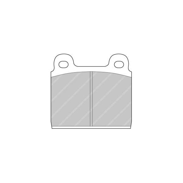 Brake Pads  Ferodo DS2500 Back Porsche 944/AV 911 - F-CP11H - FCP11H - 3661768067871