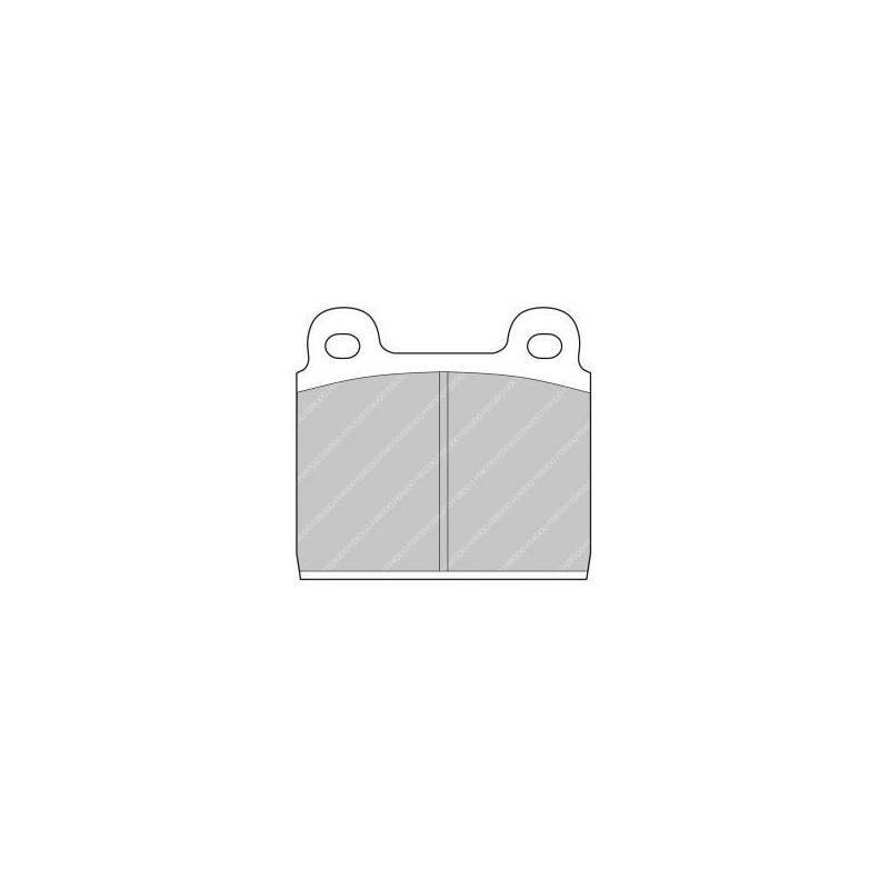 Ferodo DS3000 remblokken voor ALFA ROMEO 1750 1.7 GT 01.68 - 05.72 remklauw ATE - F-CP11R - FCP11R - 3661768067888