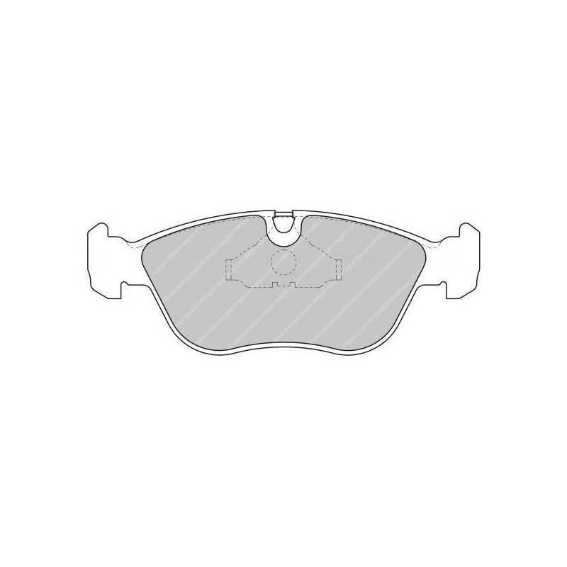 Ferodo DS2500 remblokken voor VOLVO 850 2.0 06.91 - 12.96 remklauw ATE - F-CP1285H - FCP1285H - 3661768323526
