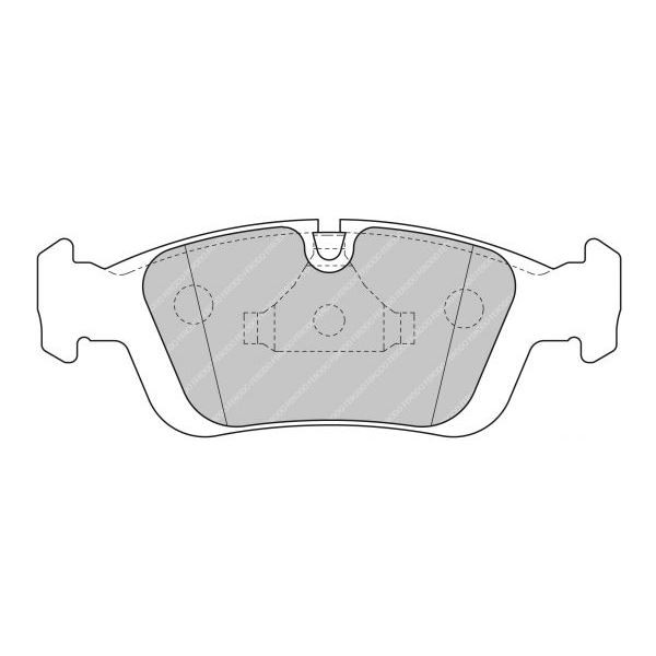 Plăcuțe de frână Ferodo DS2500 față pentru BMW Seria 3 323i 2.5 03.95 - 02.98, etrier ATE - F-CP1300H - FCP1300H - 3661768323557