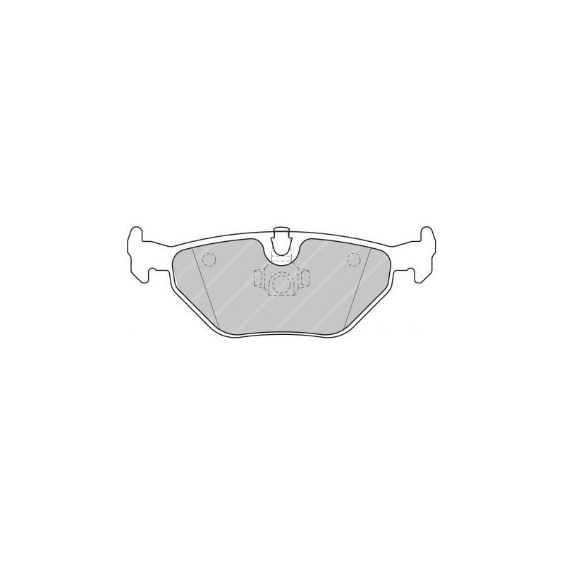 Ferodo DS2500 Rear Brake Pads BMW Z4 2.5i/3.0i After 2003 - F-CP1301H - FCP1301H - 3661768323564