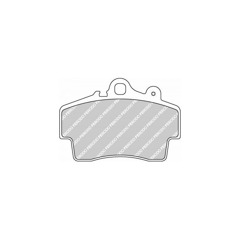 Ferodo DS2500 remblokken voor PORSCHE Boxster 2.5 09.96 - 08.99 remklauw BREMBO - F-CP1307H - FCP1307H - 3661768068045