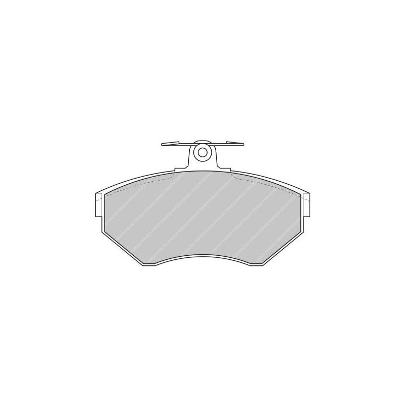 Ferodo DS2500 remblokken voor SEAT Arosa 1.4 i 16V 01.00 - LUCAS/TRW remklauw - F-CP1312H - FCP1312H - 3661768068069