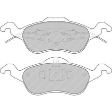 Ferodo DS2500 remblokken voor FORD Focus 1.4 16V 08.98 - 11.04 remklauw ATE - F-CP1318H - FCP1318H - 3661768068076