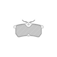 Ferodo DS2500 remblokken achter voor FORD Fiesta 2.0 ST150 01.05 - LUCAS/TRW remklauw - F-CP1319H - FCP1319H - 3661768323588