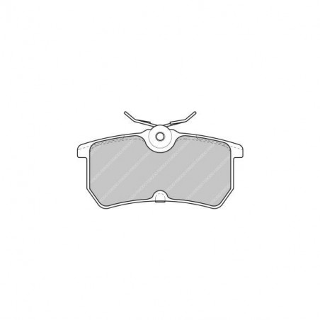 Ferodo DS 2500 brake pads rear for FORD Fiesta 2.0 ST150 01.05 -  caliper LUCAS/TRW