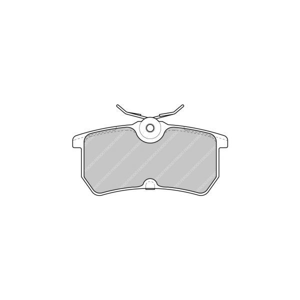 Ferodo DS2500 Rear Brake Pads Ford Fiesta ST 2.0 - F-CP1319H - FCP1319H - 3661768323588