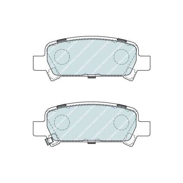 Ferodo DS2500 Rear Brake Pads Subaru 99 - F-CP1333H - FCP1333H - 3661768068120