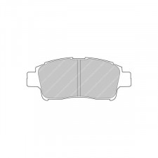 Plaquettes de frein Ferodo DS2500 avant pour TOYOTA Vios 1.3 VVTi (AXP41_) 07.02 - 01.08 étrier AKEBONO
