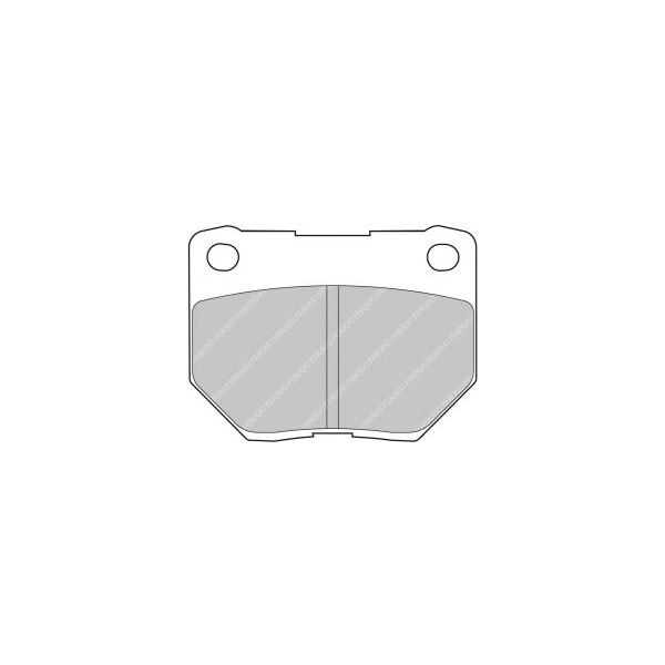 Ferodo DS2500 remblokken achter voor SUBARU Impreza 2.0 WRX Turbo 10.00 - 12.05 AKEBONO remklauw - F-CP1372H - FCP1372H - 3661768068205