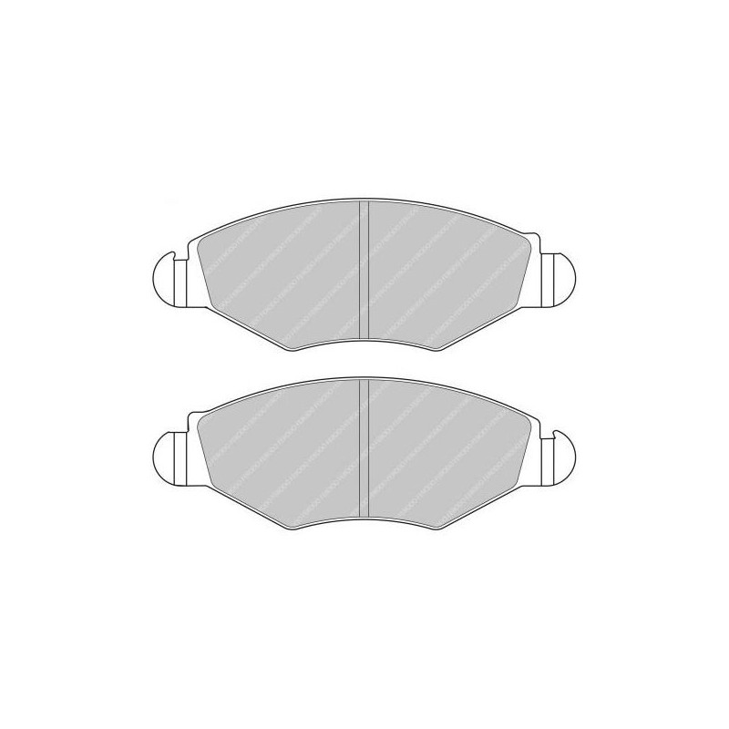 Ferodo DS2500 remblokken voor CITROEN Saxo 1.6 T4 Trophy 01.00 - remklauw BOSCH - F-CP1378H - FCP1378H - 3661768068243