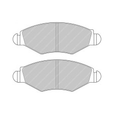 Ferodo DS2500 remblokken voor CITROEN Saxo 1.6 T4 Trophy 01.00 - remklauw BOSCH - F-CP1378H - FCP1378H - 3661768068243