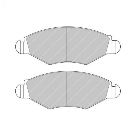 Plaquettes de Frein Ferodo DS3000 Avant Peugeot 206 1.6 / 2.0 S16
