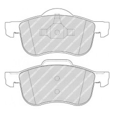 Ferodo DS2500 remblokken voor VOLVO S60 2.0 i (Turbo) 20V 07.00 - remklauw ATE - F-CP1382H - FCP1382H - 3661768320914