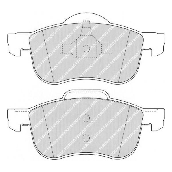 Pastiglie Freno Ferodo DS2500 Anteriore Volvo S60 / S80 / V70 - F-CP1382H - FCP1382H - 3661768320914
