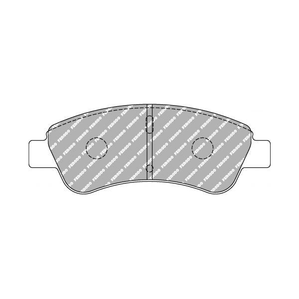 Plaquettes de frein Ferodo DS3000 avant pour CITROEN Berlingo 1.1 i 10.01 -  étrier BOSCH - F-CP1399R - FCP1399R - 3661768068298