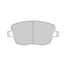 Ferodo DS3000 remblokken voor SEAT Cordoba 1.2 i 12V 05.06 - LUCAS/TRW remklauw - F-CP1419R - FCP1419R - 3661768068311