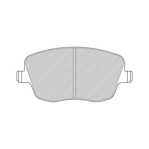 Ferodo DS2500 Front Brake Pads Seat Ibiza 4 1.9 TDI After 2002 - F-CP1419R - FCP1419R - 3661768068311