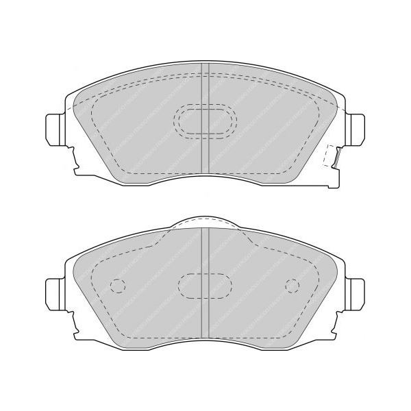 Plaquettes de Frein Ferodo DS2500 Avant Opel Corsa C 1.3 CDTi - F-CP1424H - FCP1424H - 3661768323625