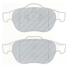 Ferodo DS2500 remblokken voor RENAULT Twingo 1.6 16V 133Cv 01.10 - remklauw ATE - F-CP1441H - FCP1441H - 3661768299814