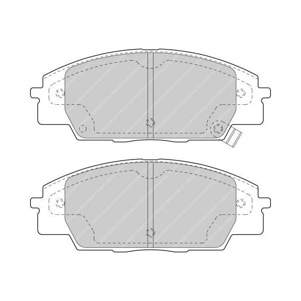 Pastiglie di Freno Ferodo DS2500 Anteriore Honda S2000 - F-CP1444H - FCP1444H - 3661768068328