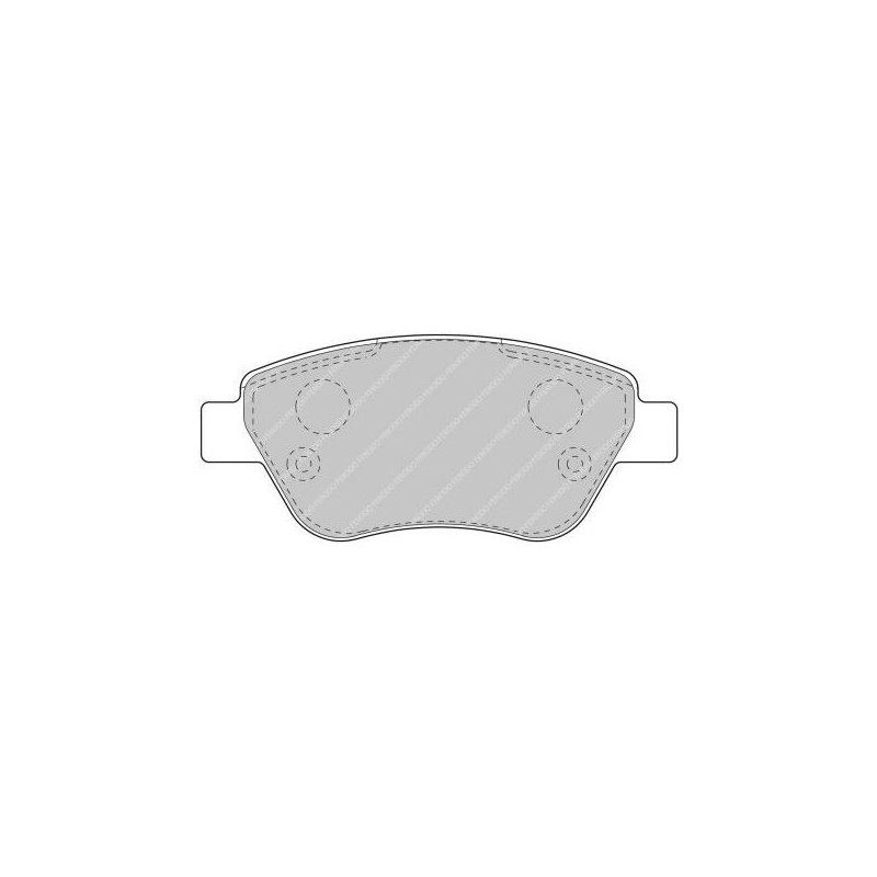 Ferodo DS2500 remblokken voor Fiat 500 1.3 16v MJT - F-CP1466H - FCP1466H - 3661768215470