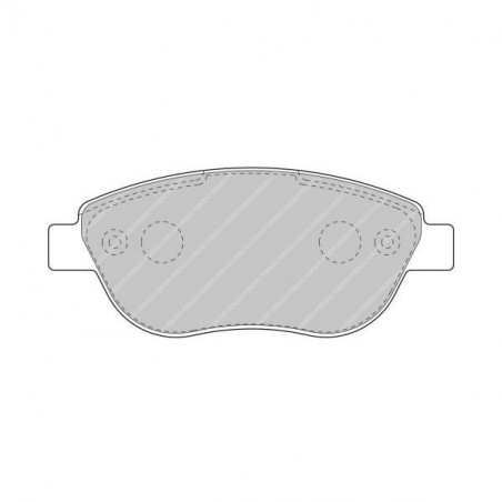 Plaquettes de Frein Ferodo DS2500 Avant Fiat Stilo / 206 RC
