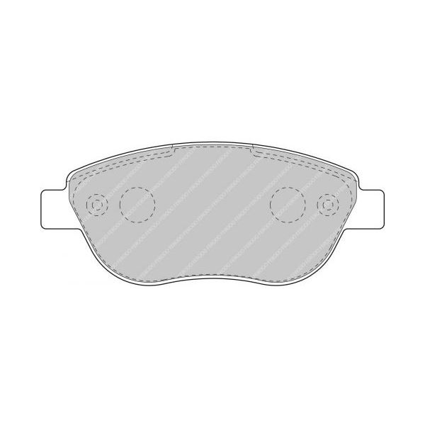 Pastiglie Freno Ferodo DS2500 Anteriore Fiat Stilo / 206 RC - F-CP1467H - FCP1467H - 3661768068342
