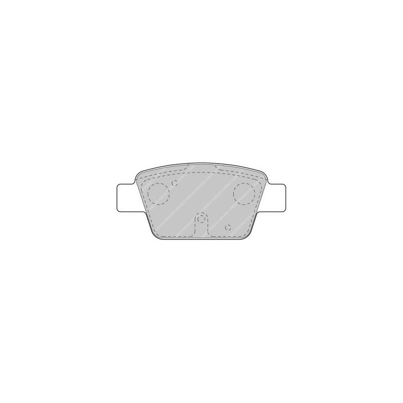 Ferodo DS2500 remblokken achter voor ALFA ROMEO MiTo 1.4 Turbo MultiAir 10.09 - 07.10 remklauw BOSCH - F-CP1469H - FCP1469H - 3661768068373