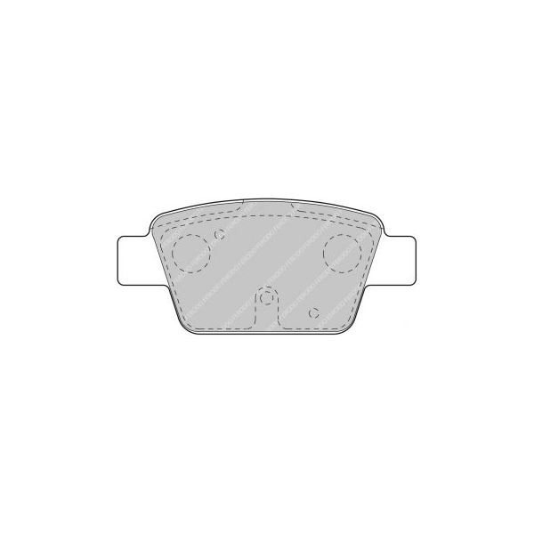 Plăcuțe de frână Ferodo DS2500 spate pentru ALFA ROMEO MiTo 1.4 Turbo MultiAir 10.09 - 07.10, etrier BOSCH - F-CP1469H - FCP1469H - 3661768068373
