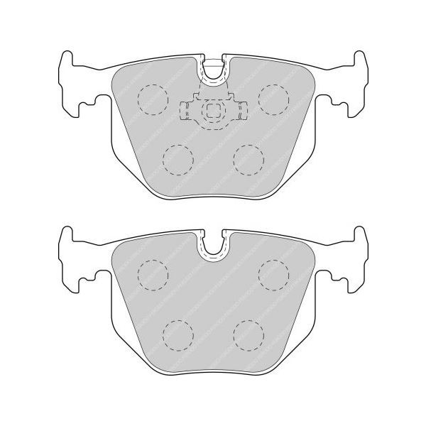 Plăcuțe de frână Ferodo DS2500 spate pentru BMW M3 3.2 Coupé M3 06.00 - 12.06, etrier ATE - F-CP1483H - FCP1483H - 3661768338919