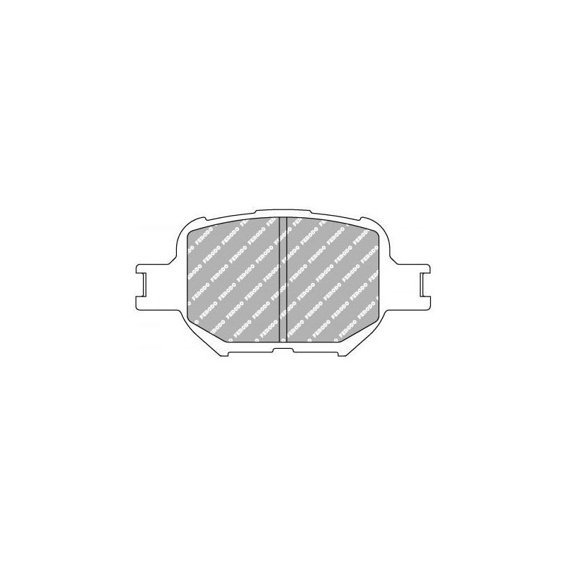 Ferodo DS2500 remblokken voor TOYOTA Celica 1.8 VVTi 16V 11.99 - AKEBONO remklauw - F-CP1528H - FCP1528H - 3661768260227