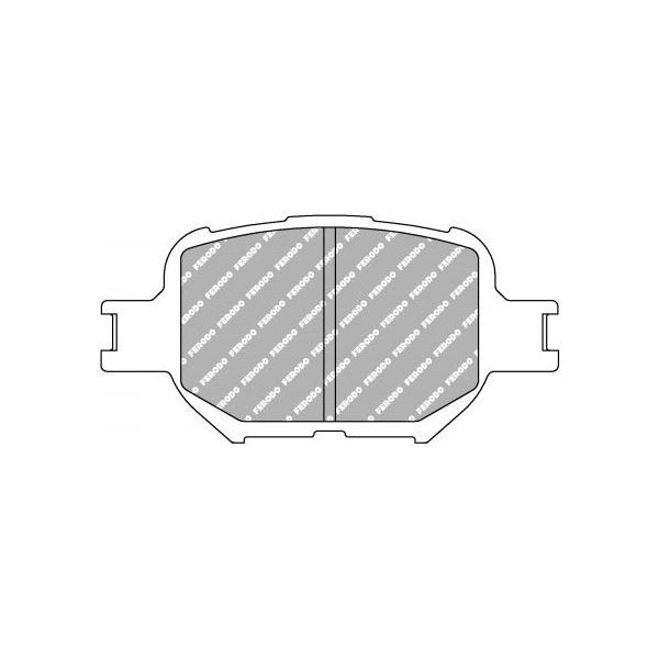 Pastiglie di Freno Ferodo DS2500 Anteriore Toyota Celica 1.8 VVTi Dopo il Novembre 1999 - F-CP1528H - FCP1528H - 3661768260227
