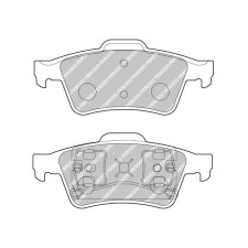 Ferodo DS2500 remblokken achter voor CHEVROLET Vectra 3.2 09.01 - 03.02 remklauw ATE - F-CP1540H - 3661768211885