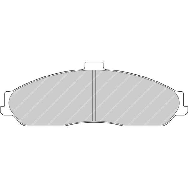 Ferodo DS2500 remblokken voor CHEVROLET Corvette C5 01.97 - 12.01 KELGATE remklauw - F-CP1553H - FCP1553H - 3661768309407