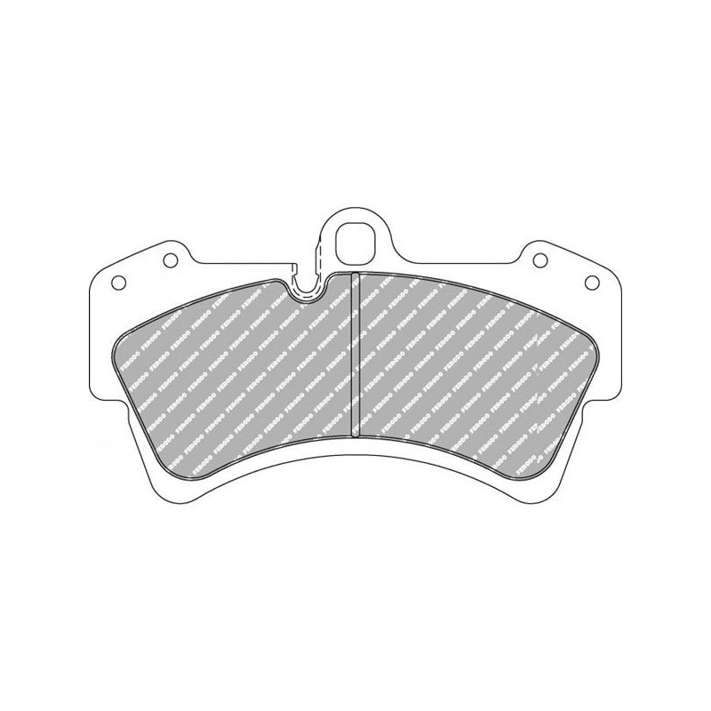 Ferodo DS2500 remblokken voor AUDI Q7 3.0 TDI Quattro 03.06 - remklauw BREMBO - F-CP1626H - FCP1626H - 3661768290033