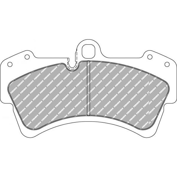 Plăcuțe de frână Ferodo DS2500 față pentru AUDI Q7 3.0 TDI Quattro 03.06 – etrier BREMBO - F-CP1626H - FCP1626H - 3661768290033