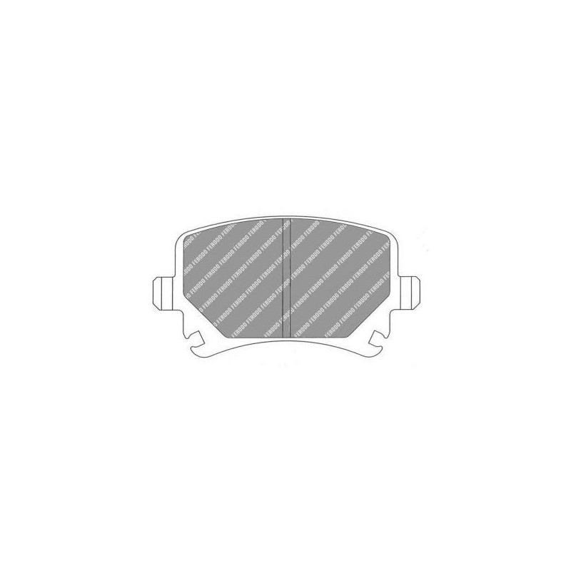 Ferodo DS2500 remblokken achter voor AUDI A3 1.8 TFSI quattro 07.08 - 08.12 remklauw LUCAS/TRW - F-CP1636H - FCP1636H - 3661768323755