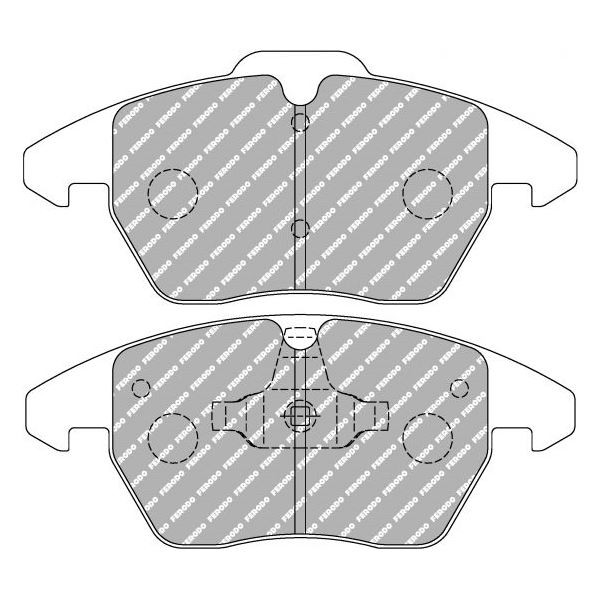 Pastiglie Freno Ferodo DS2500 Anteriore Volkswagen Golf 5 - F-CP1641H - FCP1641H - 3661768323762