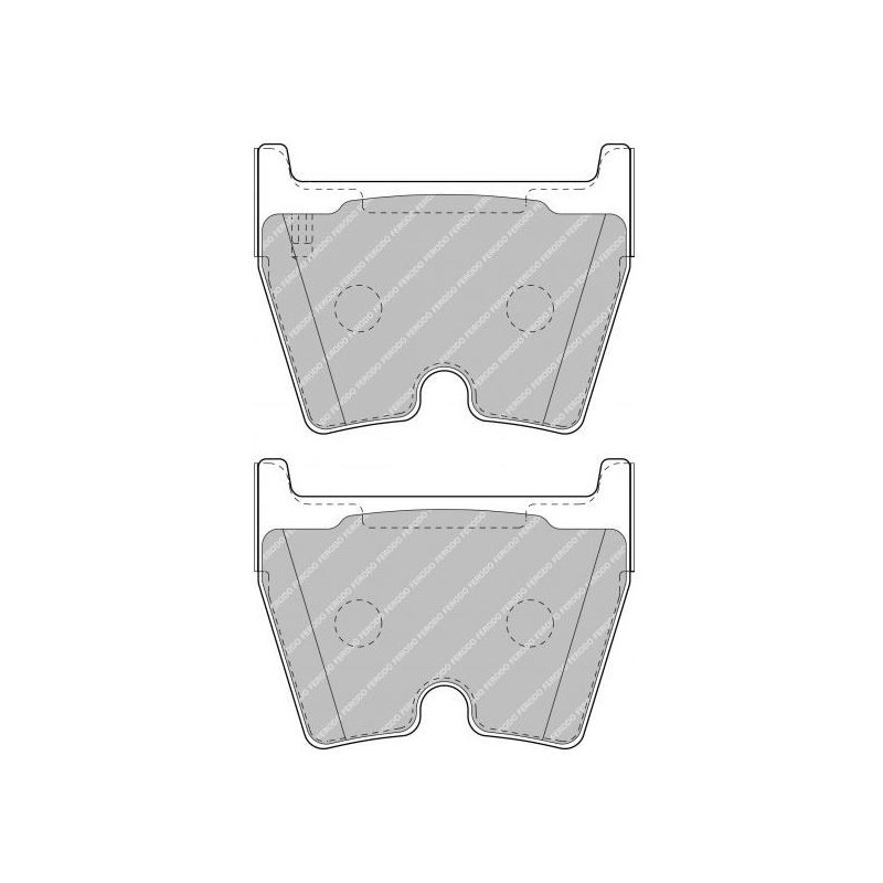 Ferodo DS3000 remblokken voor AUDI RS3 RS3 quattro 03.15 - remklauw BREMBO - F-CP1664R - FCP1664R - 3661768323779