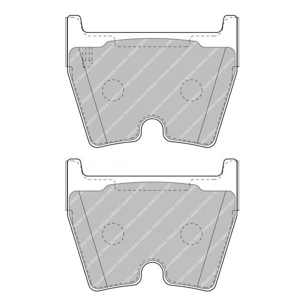Plaquettes de Frein Ferodo DS2500 Avant Audi RS6 / Lamborghini Gallardo - F-CP1664R - FCP1664R - 3661768323779