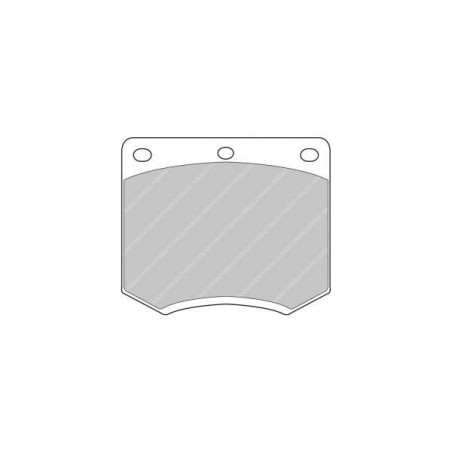 Plaquettes de frein Ferodo DS2500 avant pour AC ME 3000 3.0 E,M 01.75 - 12.81 étrier LUCAS/TRW