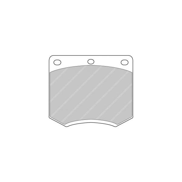 Ferodo DS2500 Front Brake Pads Ford Escort RS2000 2l - F-CP167R - FCP167R - 3661768068496