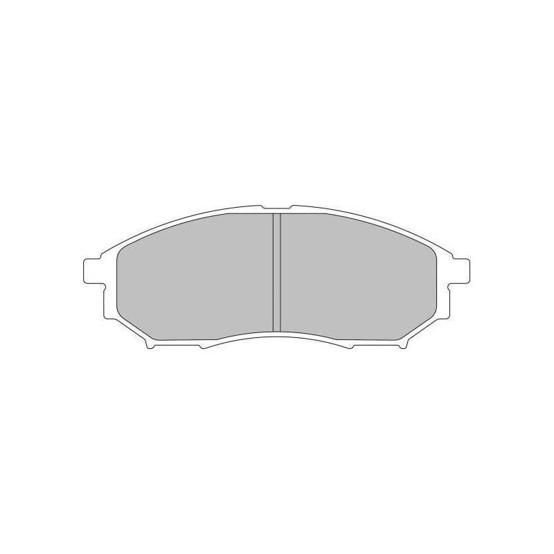 Ferodo DS2500 remblokken voor INFINITI FX 35 11.05 - 12.06 remklauw Nr BREMBO - F-CP1690H - FCP1690H - 3661768440599