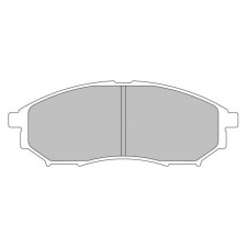 Ferodo DS2500 remblokken voor INFINITI FX 35 11.05 - 12.06 remklauw Nr BREMBO - F-CP1690H - FCP1690H - 3661768440599