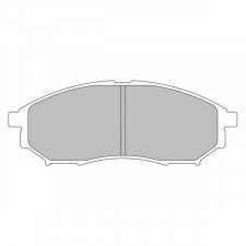 Plaquettes de frein Ferodo DS2500 avant pour INFINITI FX 35 11.05 - 12.06 étrier No BREMBO